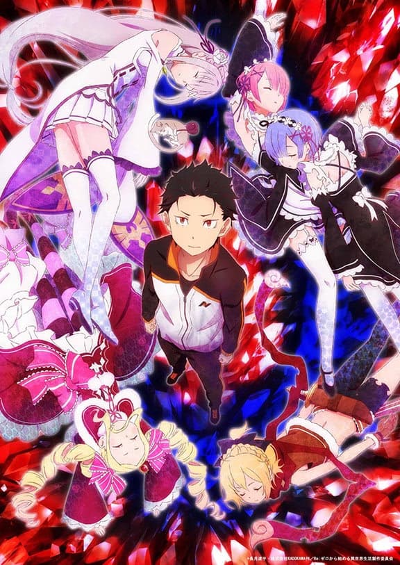 Постер: Re:Zero. Жизнь с нуля в альтернативном мире